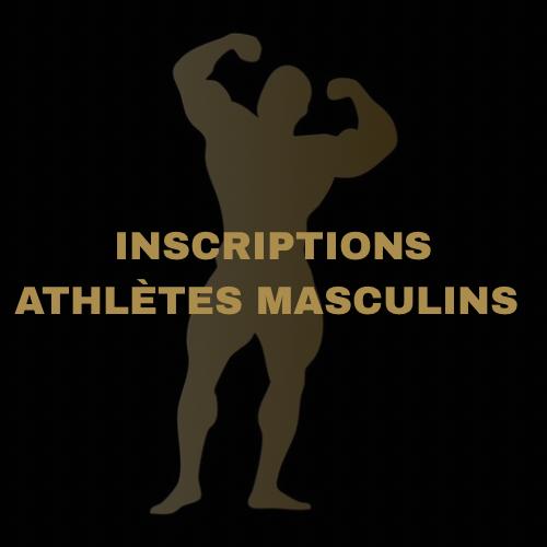 Inscriptions athlètes masculins
